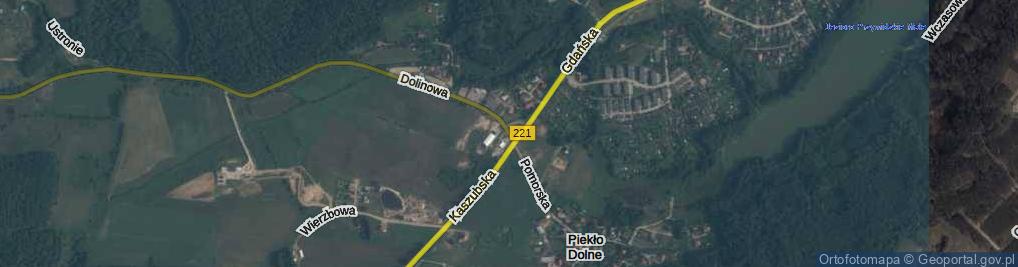 Zdjęcie satelitarne Dolinowa ul.